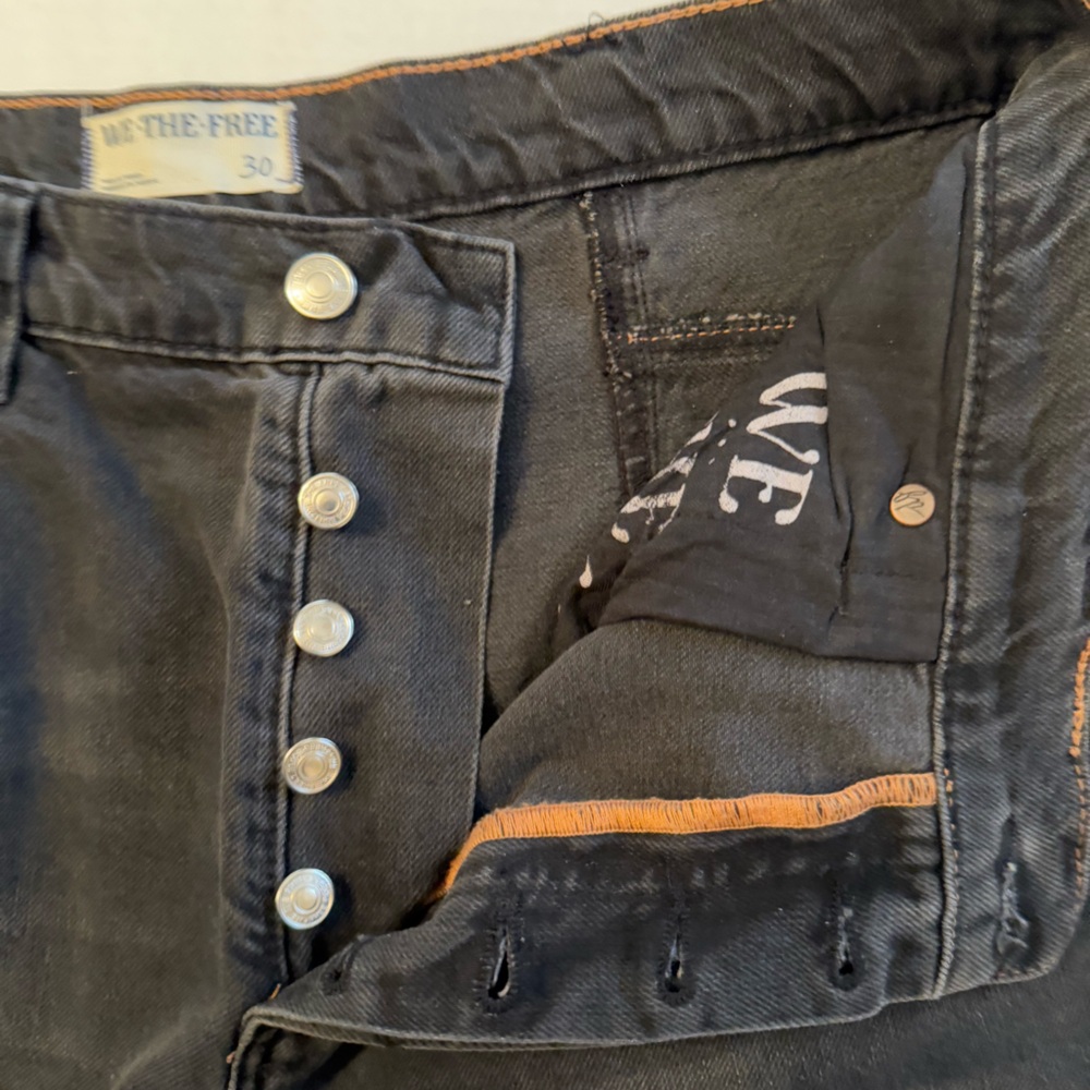 Free People We The Free Twin Flame Wide-Leg Jeans - Size 30 Worn Once Like New - Picture 4 of 7